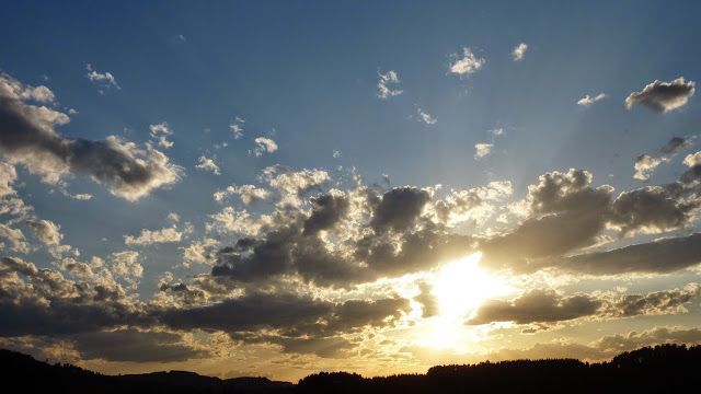  Cielo al atardecer